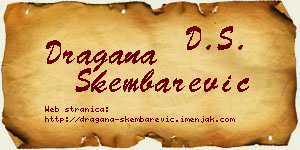 Dragana Škembarević vizit kartica